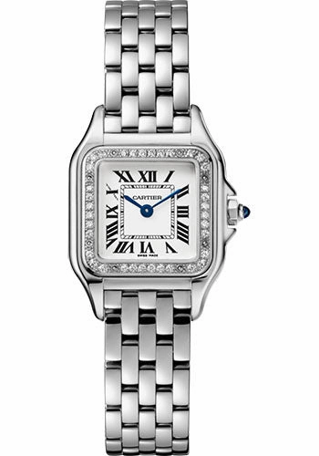 Cartier Panthre de Cartier Watch - 22 mm Steel Case - Diamond Bezel - W4PN0007 