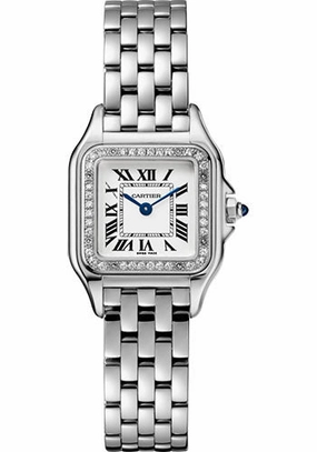 Cartier Panthre de Cartier Watch - 22 mm Steel Case - Diamond Bezel - W4PN0007 