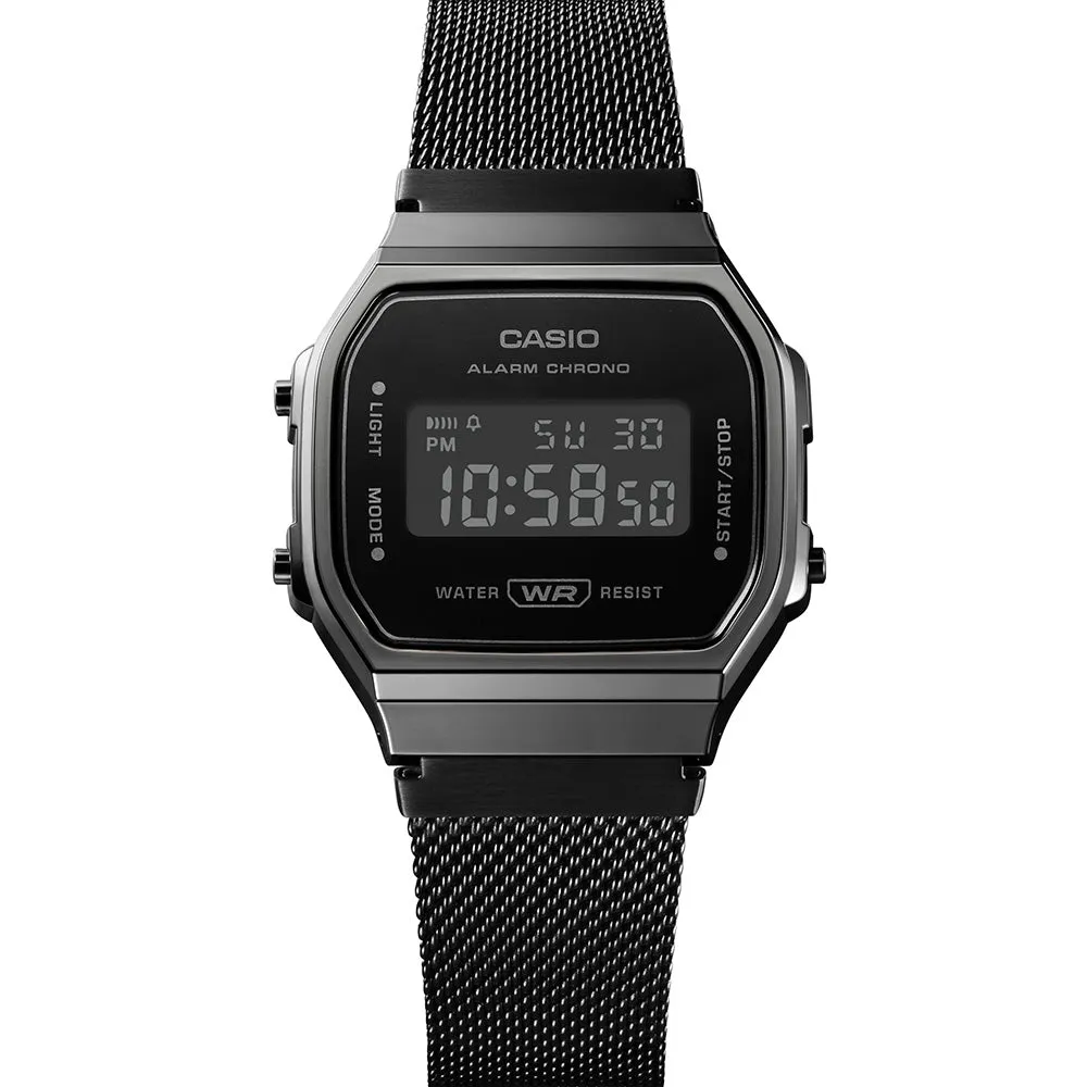 Casio A168WEMB-1B A168 One Tone Digital Watch 