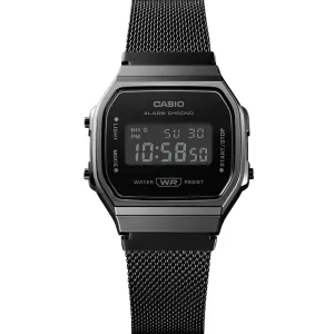 Casio A168WEMB-1B A168 One Tone Digital Watch 