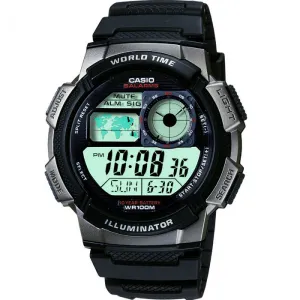 Casio AE1000W-1B World Time Watch 