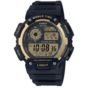 Casio AE1400WH-9A World Time Digital Watch 