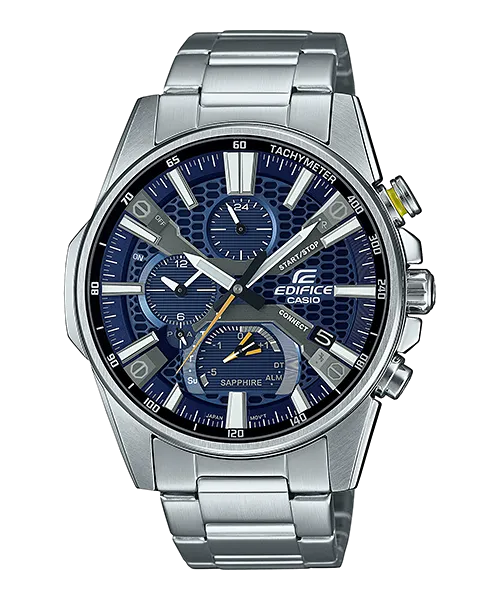 Casio Edifice Blue Dial Chronograph Smartphone Link EQB1200D-2A 