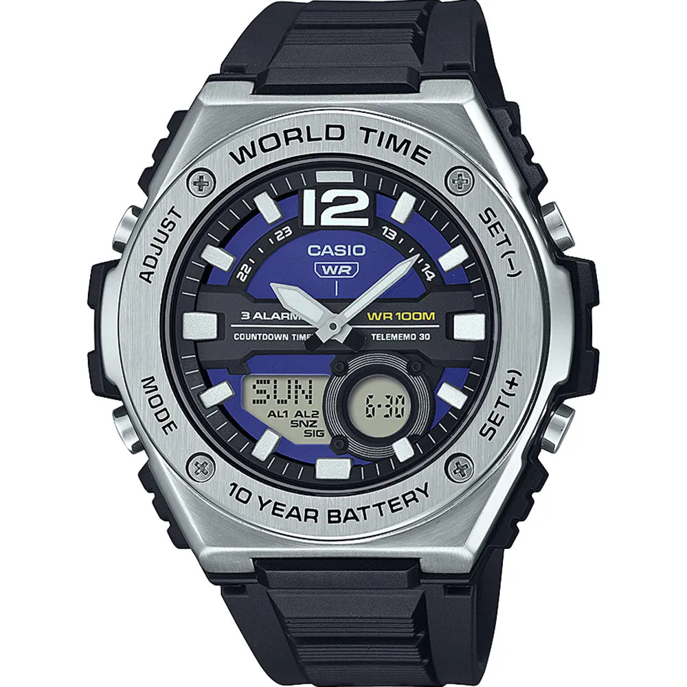 Casio MWQ100-2A World Time Watch 
