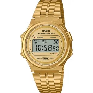 Casio Vintage A171WEG-9A Gold Digital Watch 