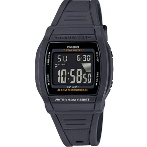 Casio W201-1 LCD Digital Watch 