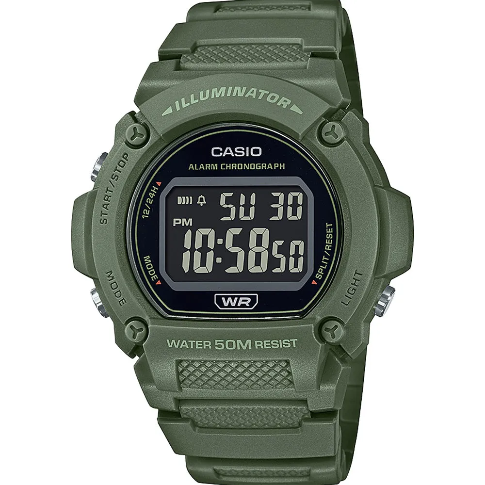 Casio W219HC-3B Earth Colour Digital 