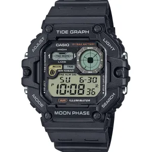 Casio WS1700H-1A Tide Graph Digital 