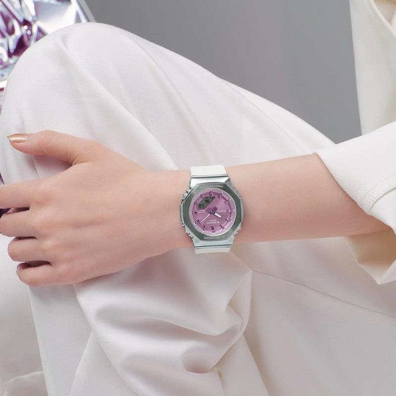 CASIO G-SHOCK ANALOG-DIGITAL WOMENS - GM-S2110-7A6DR