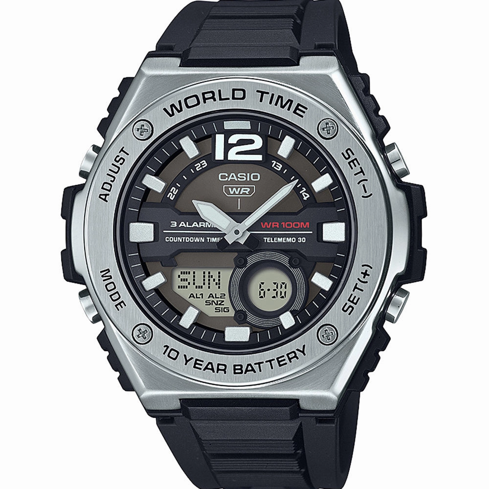 Casio MWQ100-1A World Time Watch 
