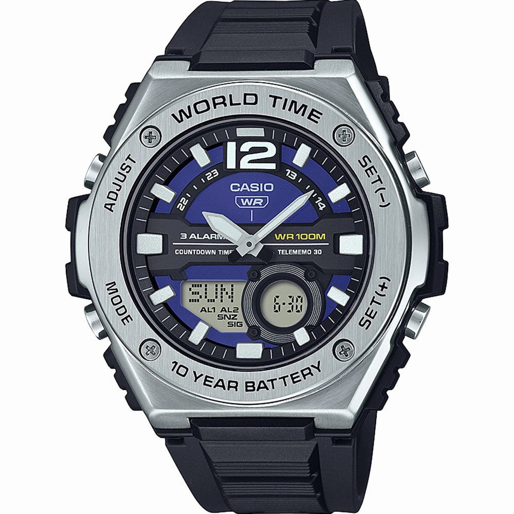 Casio MWQ100-2A World Time Watch 