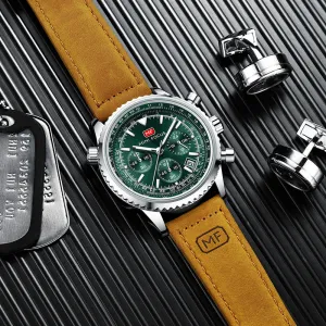 Casual Multi-function Quartz Aviation Chronograph Men's Watch 