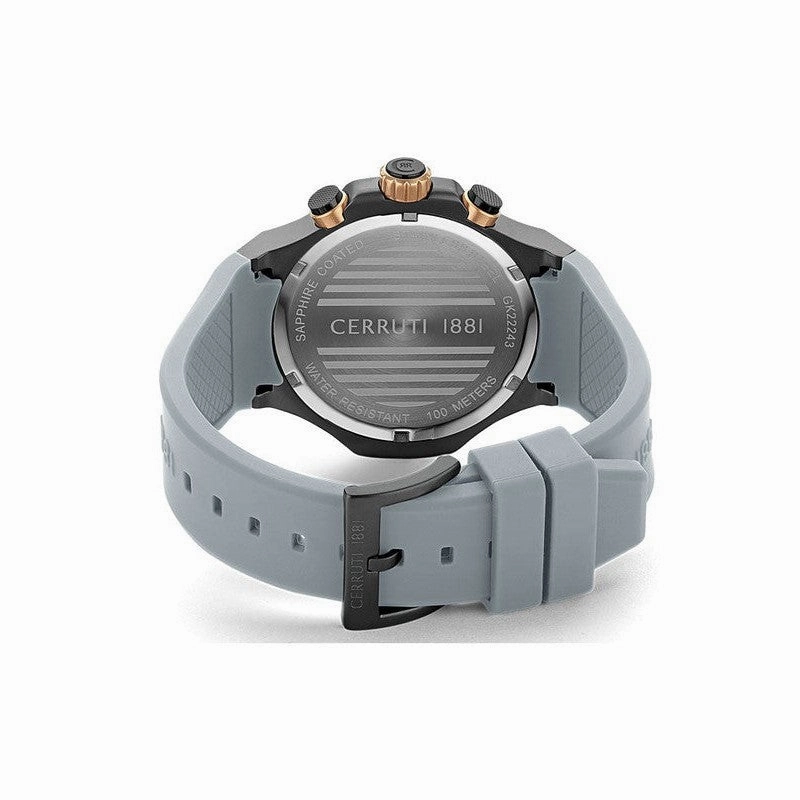 Cerruti 1881 Lucardo Grey Rubber Strap Watch - CIWGQ2224304