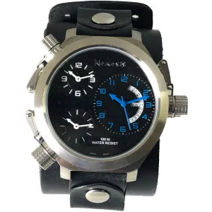 Chronograph LE Black Watch with Black Leather Cuff LBBN080KL 