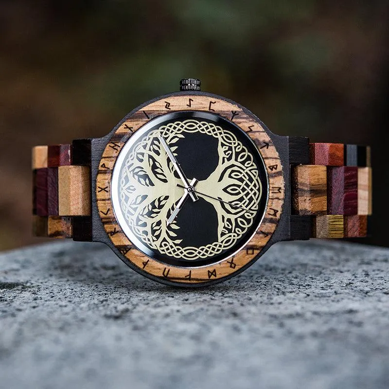 Creative Men's Wooden Quartz Watch
