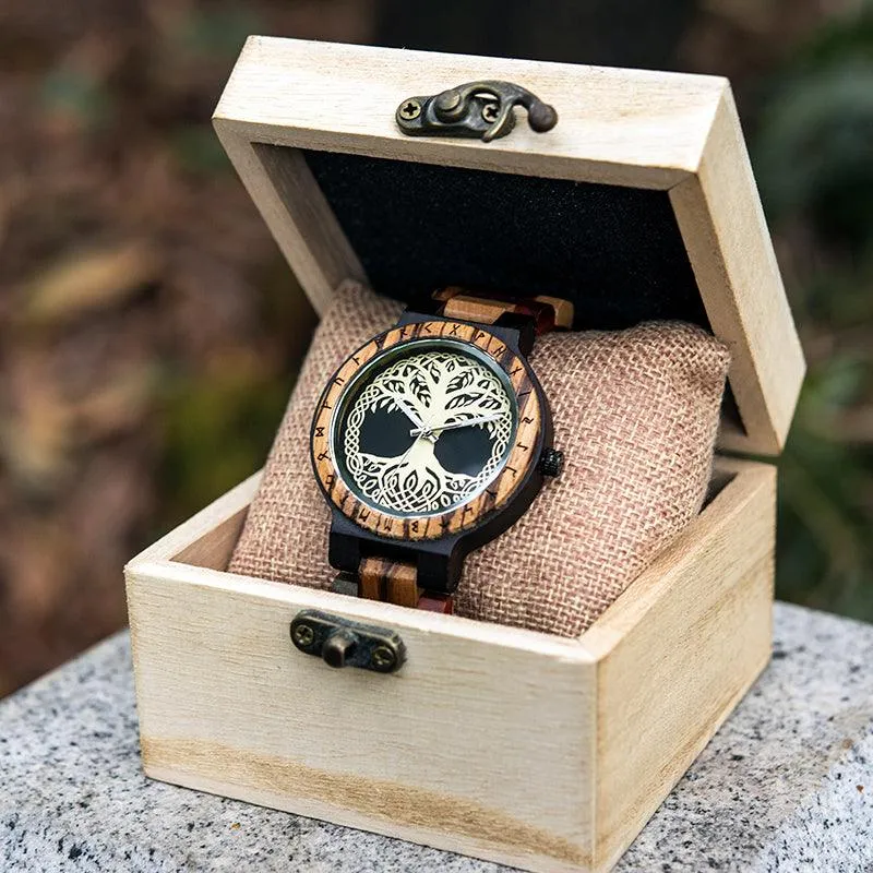 Creative Men's Wooden Quartz Watch