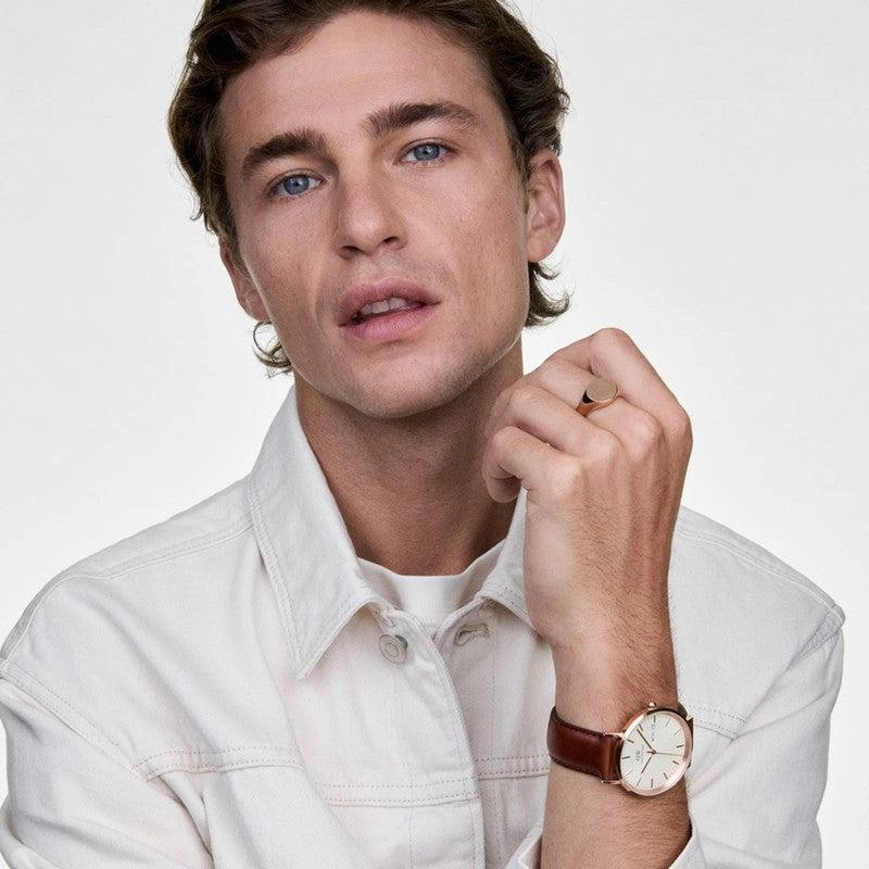 Daniel Wellington Classic Day Display St Mawes Rose Gold Champagne