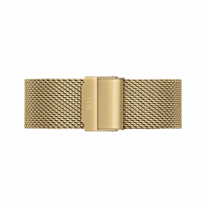Daniel Wellington Classic Mesh Onyx Gold Watch 40mm