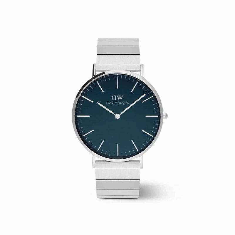 Daniel Wellington Classic Piano Link Arctic Silver Watch 40mm