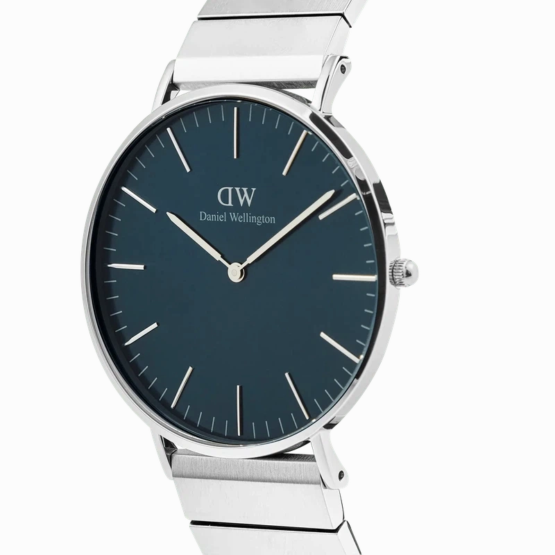 Daniel Wellington Classic Piano Link Arctic Silver Watch 40mm