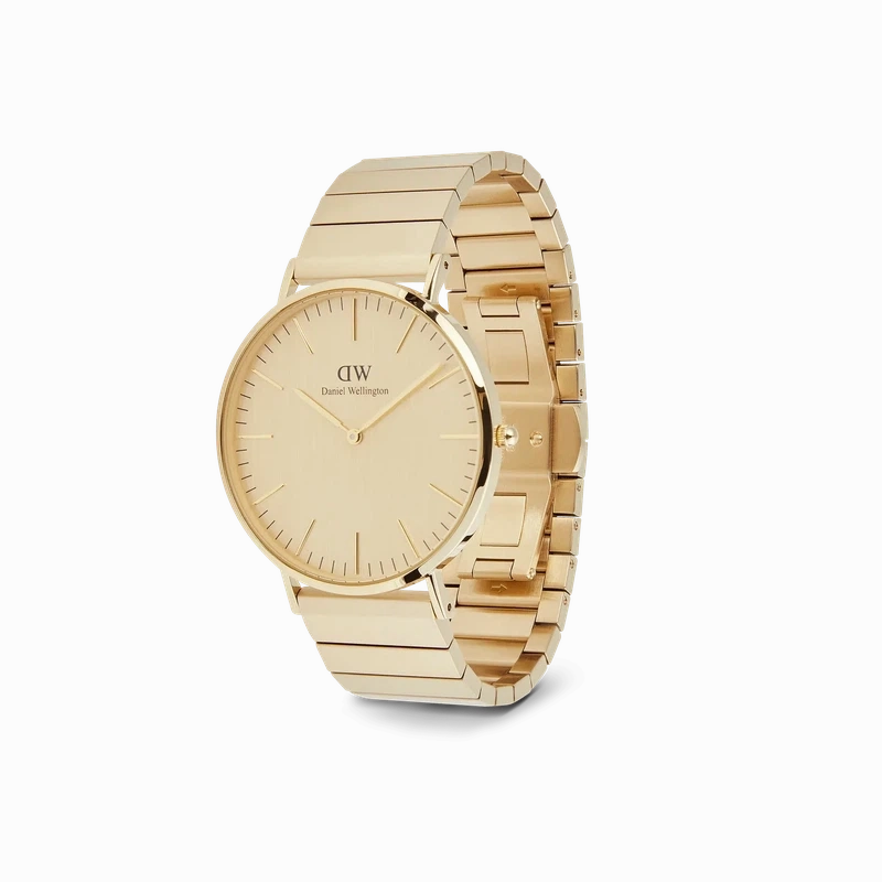 Daniel Wellington Classic Piano Link Gold Unitone Watch 40mm