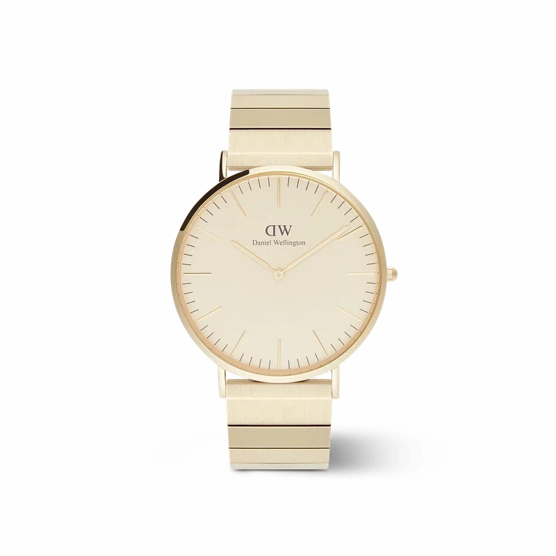 Daniel Wellington Classic Piano Link Gold Unitone Watch 40mm