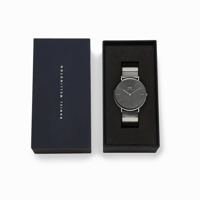 Daniel Wellington Classic Piano Link Graphite Unitone Watch 40mm