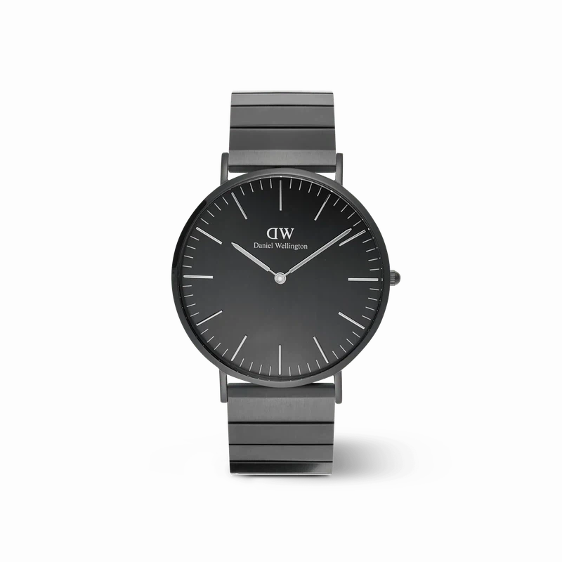 Daniel Wellington Classic Piano Link Onyx Unitone Watch 40mm