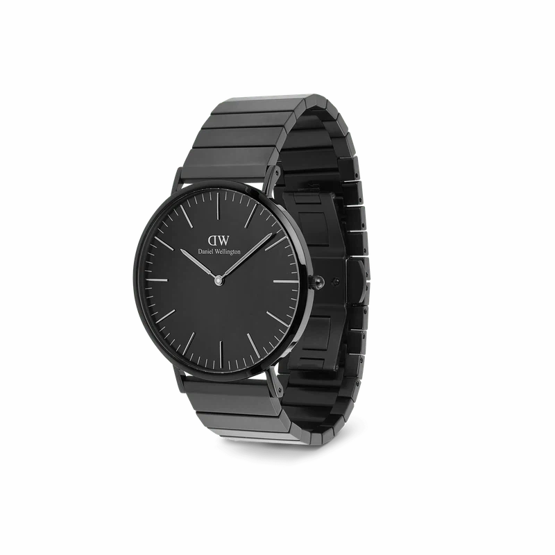 Daniel Wellington Classic Piano Link Onyx Unitone Watch 40mm