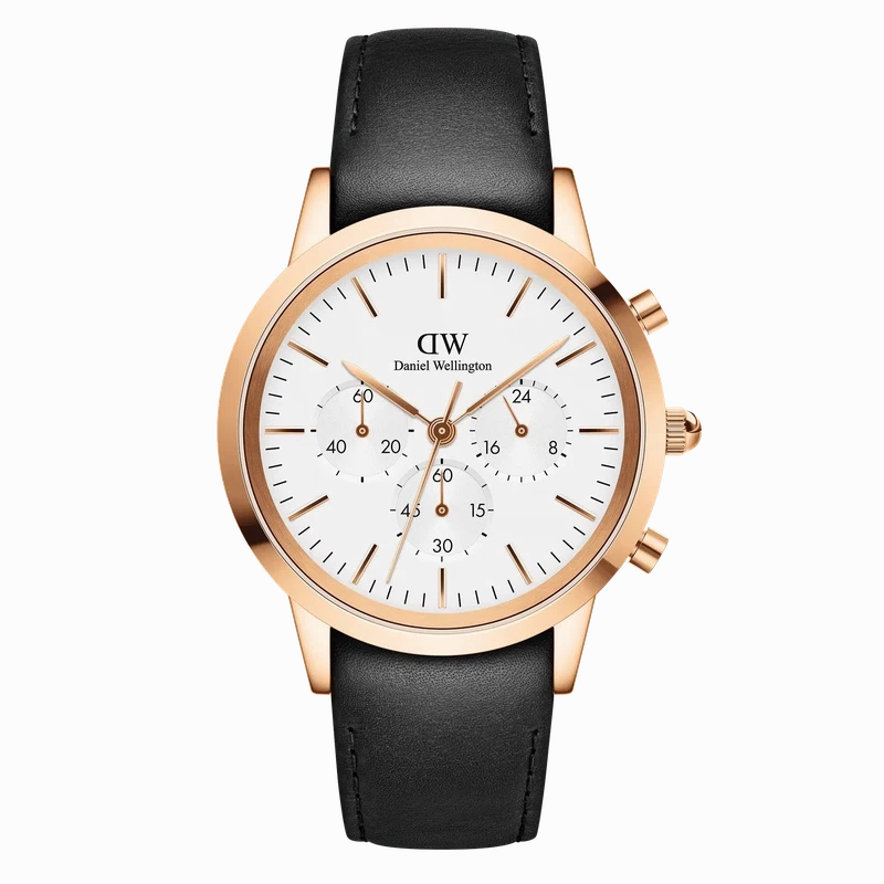 Daniel Wellington Iconic Chronograph Sheffield RG Watch 42mm