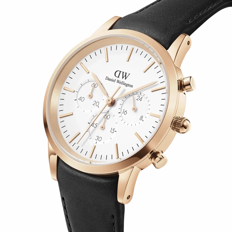 Daniel Wellington Iconic Chronograph Sheffield RG Watch 42mm