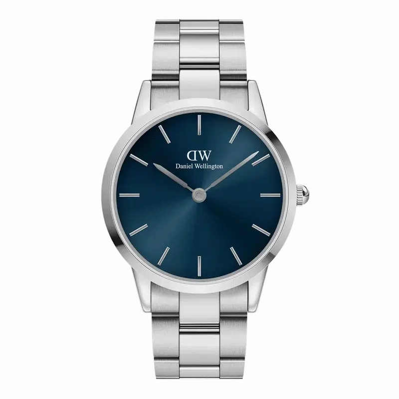 Daniel Wellington Iconic Link Arctic Silver Watch 40mm
