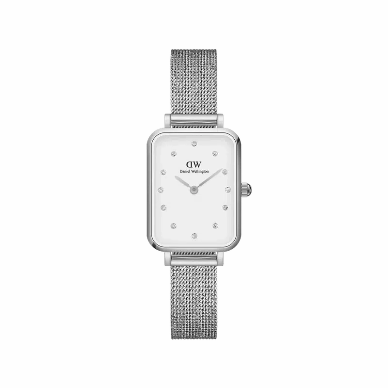 Daniel Wellington Lumine Pressed Sterling Silver Watch 20x26mm