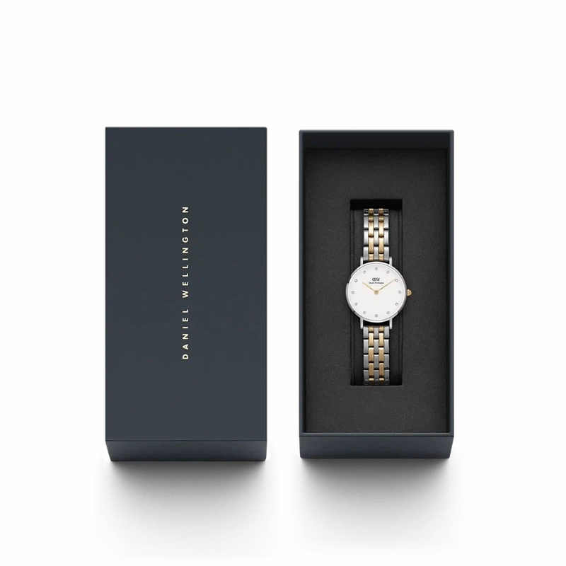 Daniel Wellington Petite Lumine 5-link two-tone Watch 28mm