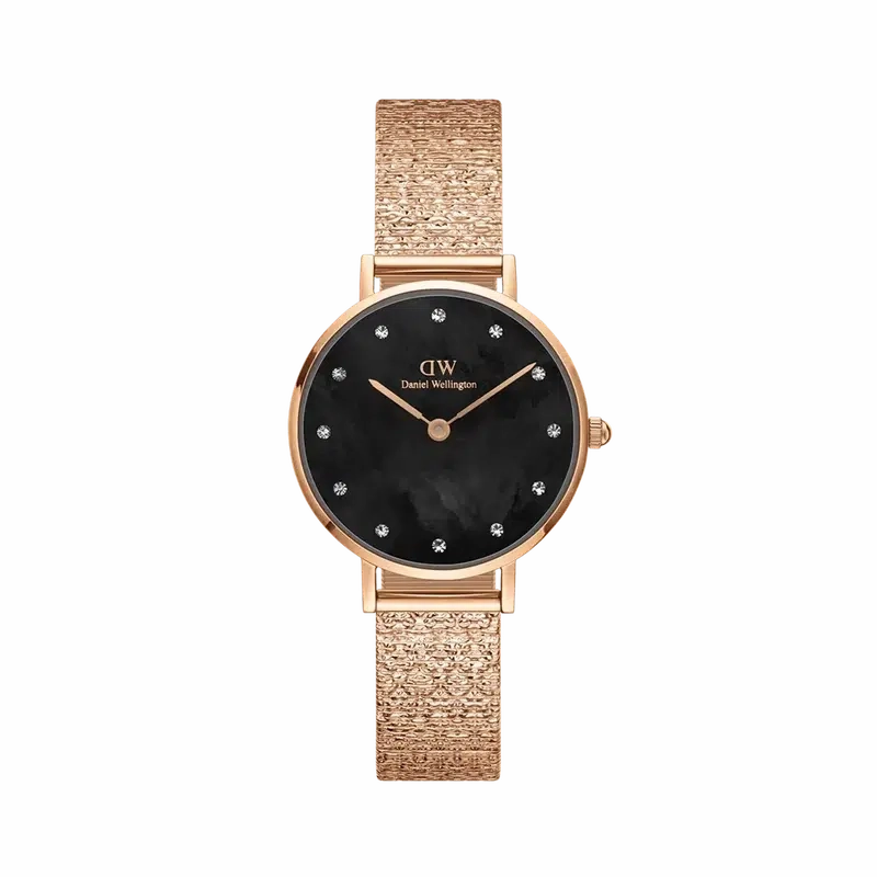 Daniel Wellington Petite Lumine Pressed Piano Rose Gold Watch 28mm