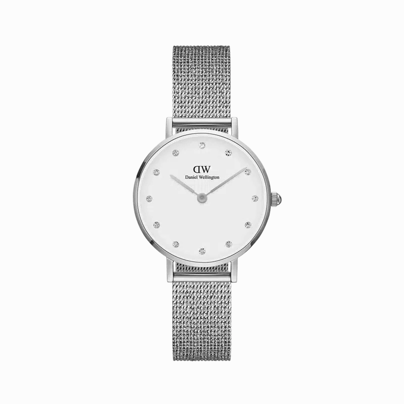 Daniel Wellington Petite Lumine Pressed Sterling Silver Watch 28mm