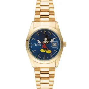 DISNEY TA45704 Mickey Mouse Gold Tone Watch 