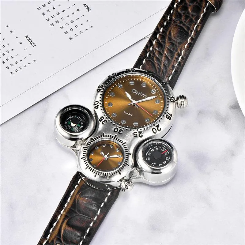 Dual Movement Outdoor Strap Quartz Watch