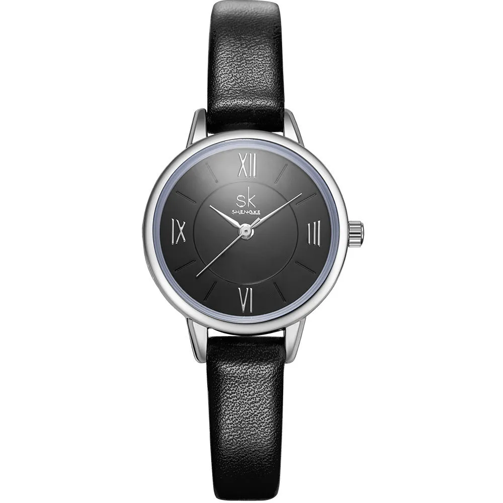 Elegant Bar Nail Scale Living Water Movement Watch 