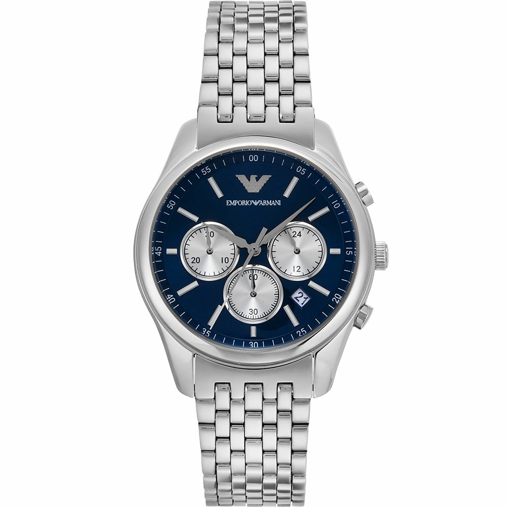 Emporio Armani AR11582 Antonio Blue Chronograph Mens Watch 