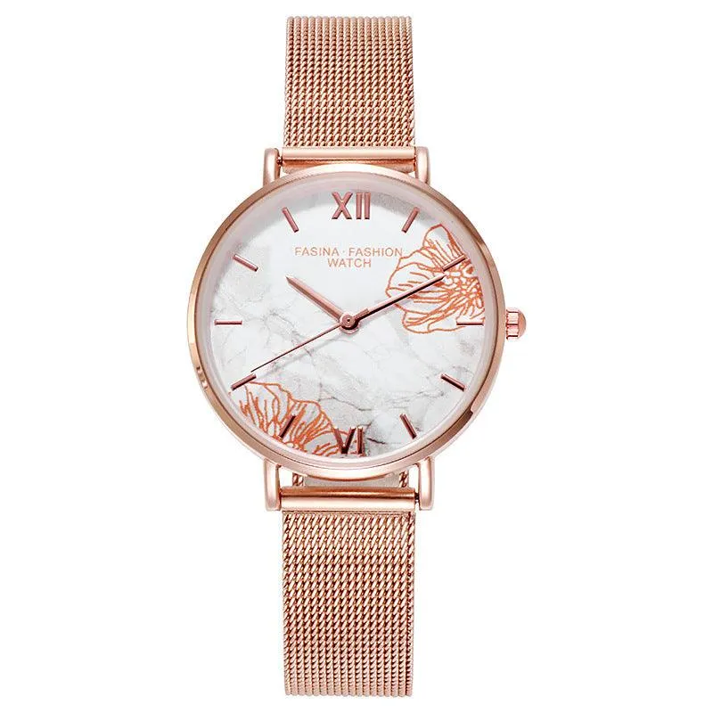 Fashion Gift Set French Ladies Watch 