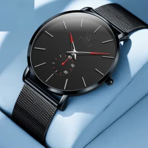 Fashion Siamese Buckle Thin Simple Quartz Watch 