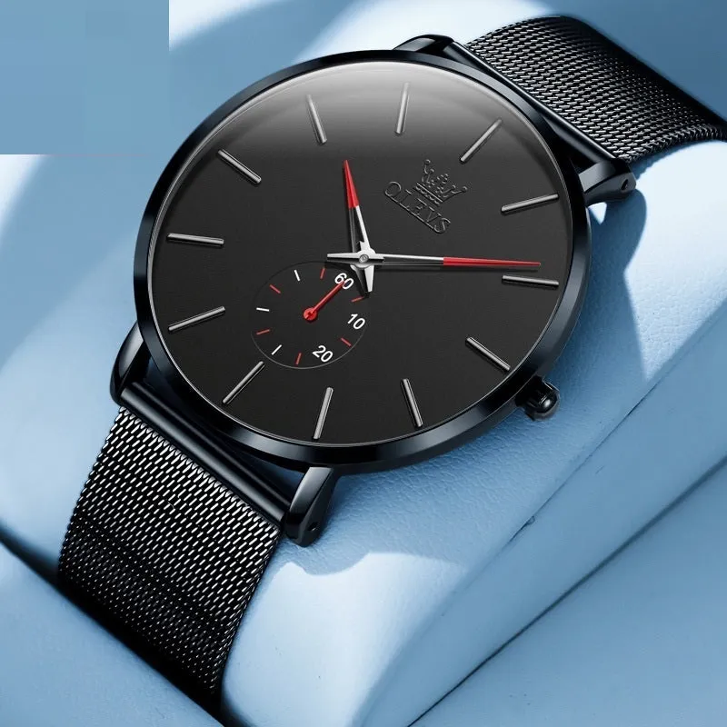 Fashion Siamese Buckle Thin Simple Quartz Watch 