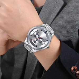 Fashion Three Eyes False Six Hands Quartz Watch 