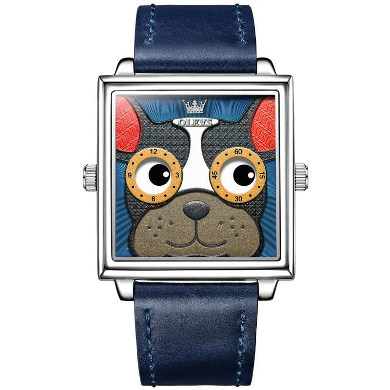 Fashion Trend Quartz Watch Square Wrist For Men