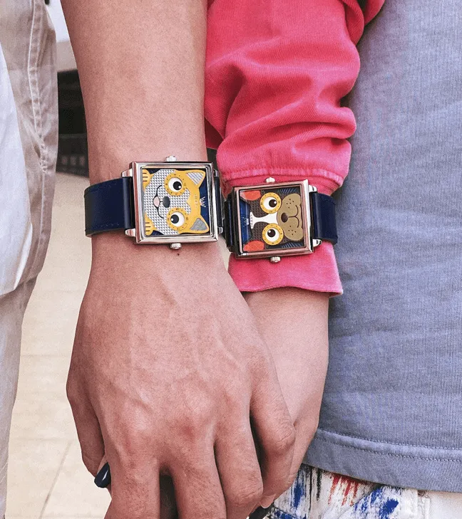 Fashion Trend Quartz Watch Square Wrist For Men 