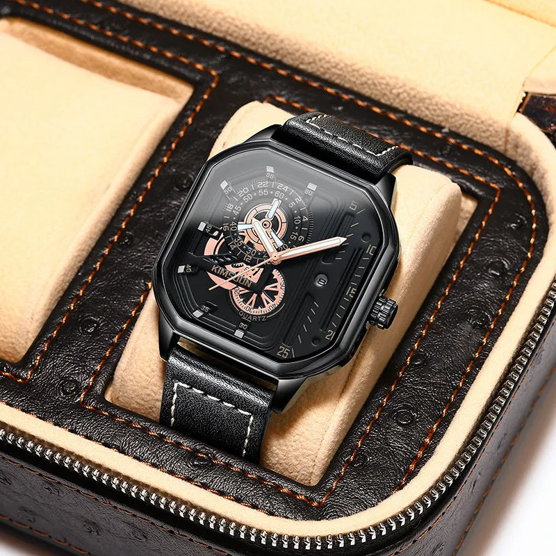 Fashion Trendy Men's Watch Student Quartz Watch 