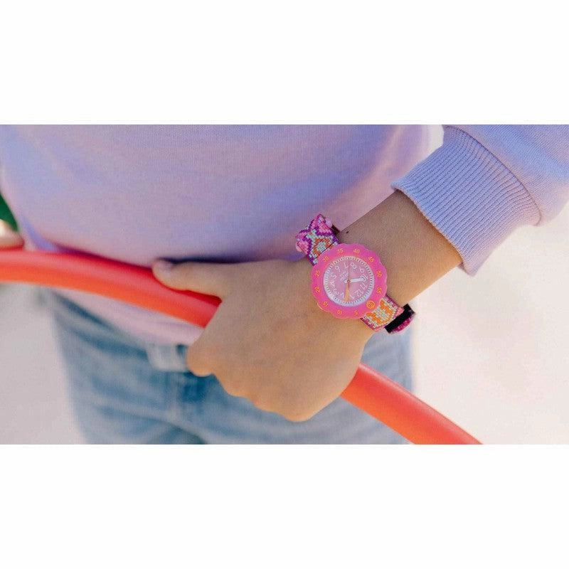 Flik Flak LOOP IN PINK Watch FPSP072