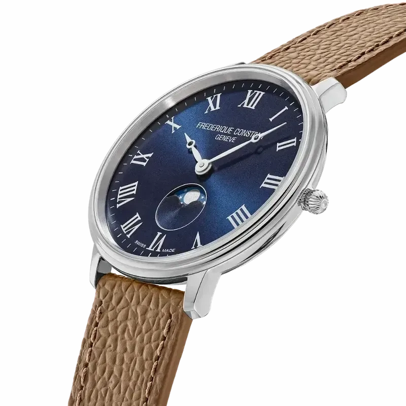 FREDERIQUE CONSTANT CLASSIC QUARTZ MOONPHASE - FC-206RN3S6