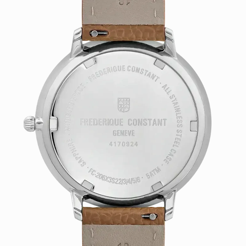 FREDERIQUE CONSTANT CLASSIC QUARTZ MOONPHASE - FC-206RN3S6
